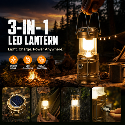 ⏳Time-Limited Special⏰Solar-powered retractable camping lantern⛺️