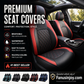 ⏳Time-Limited Special⏰9-Piece Quilted Faux Leather Seat Covers – Car Interior Accessory ⏰