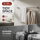 ⏳Time-Limited Special⏰Adjustable Tension Rod – no drills, no screws, no wall damage! Strong internal spring holds up to 15KG. Fits 70-292cm – perfect for showers, curtains & windows! 🏠✅