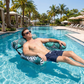 ⏳Time-Limited Special⏰Inflatable Floating Chair – Tropical Leaf & Ultra-Light 260g 🌊