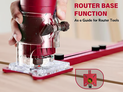 ⏳Time-Limited Special⏰3-in-1 Router Milling Groove Bracket – Adjustable, Inch/cm Scales, Modular Design 🛠️
