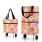⏳Time-Limited Special⏰2-in-1 Foldable Shopping Cart – Carry More, Roll Easier