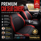 ⏳Time-Limited Special⏰9-Piece Quilted Faux Leather Seat Covers – Car Interior Accessory ⏰