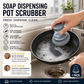 ⏳Time-Limited Special⏰Scrubber Brush ! Built-in soap, non-scratch & ergonomic. Clean pots easily – grab yours! ✅