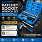 ⏳Time-Limited Special⏰29pcs Core Ratchet Socket Wrench Kit – Chrome‑vanadium steel, 11 sockets & 10 bits. Perfect for car repairs & DIY – save on garage bills! 🛠️✨