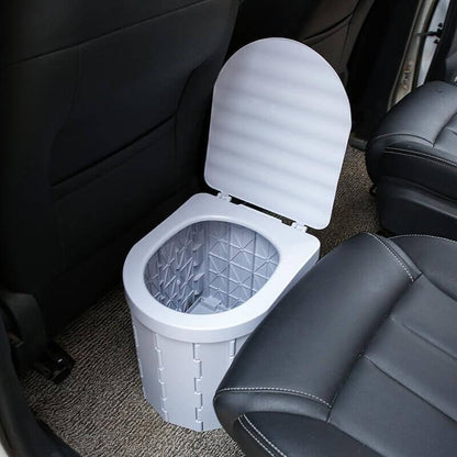 ⏳Time-Limited Special⏰Portable Outdoor Folding Toilet – 300lb Capacity, Odor-Proof, Multi-Use