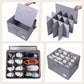 ⏳Time-Limited Special⏰Shoe Organizer with Adjustable Dividers & Clear Cover 🔍