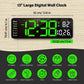 ⏳Time-Limited Special⏰16" Large Digital Clock with Temperature, Date, Auto DST, Night Light, Auto Brightness Dimmer