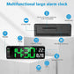 ⏳Time-Limited Special⏰16" Large Digital Clock with Temperature, Date, Auto DST, Night Light, Auto Brightness Dimmer