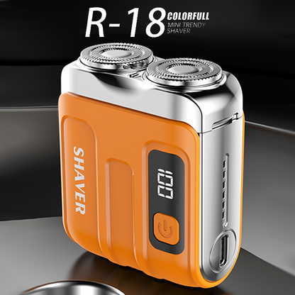 ⏳Time-Limited Special⏰Portable Mini Men's Electric Shaver – AI Beard Sensing, Magnetic Head, Fast Charge ✨