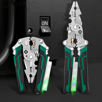 ⏳Time-Limited Special⏰Multifunctional Foldable Wire Stripping Scissors with Electrical Test