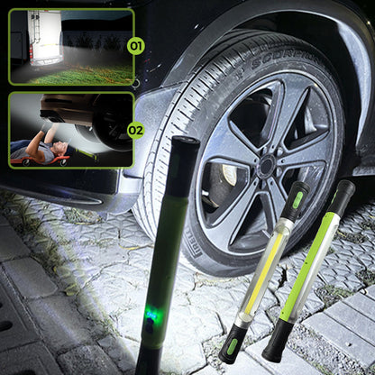 ⏳Time-Limited Special⏰Rechargeable LED Work Light with Hook – 50% OFF! 3 modes, dual 2600mAh batteries, 3+ hours runtime – tough & portable.