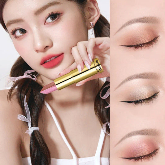 🔥Buy 1 Get 1 Free🔥Waterproof Two-Color Shimmer Eyeshadow Stick