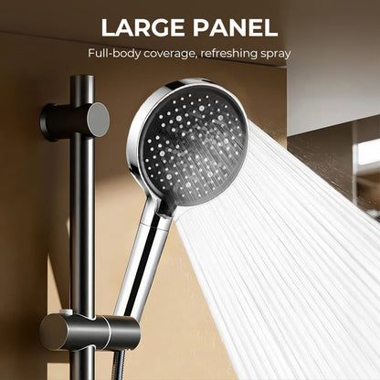 ⏳Time-Limited Special⏰High-Pressure Adjustable Rainfall Shower Head – 360° Tilt, Easy Clean Surface, Compatibility with Standard Shower Hoses 💧