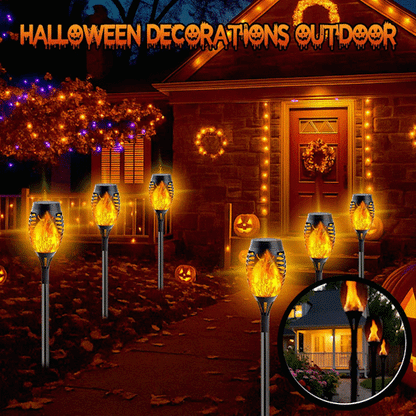 ⏳Time-Limited Special⏰Solar Garden Torch Lamps – Auto-On at Dusk, Waterproof IP65 & Wire-Free Outdoor Lighting 🔆