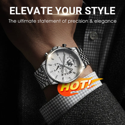 ⏳Time-Limited Special⏰Men's watch with globe motif in maritime style⌚️