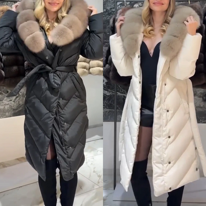 🚨 LIMITED TIME: 50% OFF!🔥Women's Elegant Casual Cotton Coat with Fur Collar