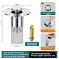 ⏳Time-Limited Special⏰Stainless Steel Floor Drain Filter – Stop Hair Clogs Before They Start