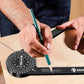 ⏳Time-Limited Special⏰Precision Aluminum Protractor‑Miter Saw Angle Finder Gauge, 360 Degree Angle Measuring Tool, Anodized Aluminum Protractor for Woodworking, Carpentry & DIY Cutting Projects