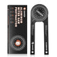 ⏳Time-Limited Special⏰Precision Aluminum Protractor‑Miter Saw Angle Finder Gauge, 360 Degree Angle Measuring Tool, Anodized Aluminum Protractor for Woodworking, Carpentry & DIY Cutting Projects