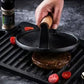 ⏳Time-Limited Special⏰Cast Iron Steak & Burger Press‑Ridged Grill Press🥩