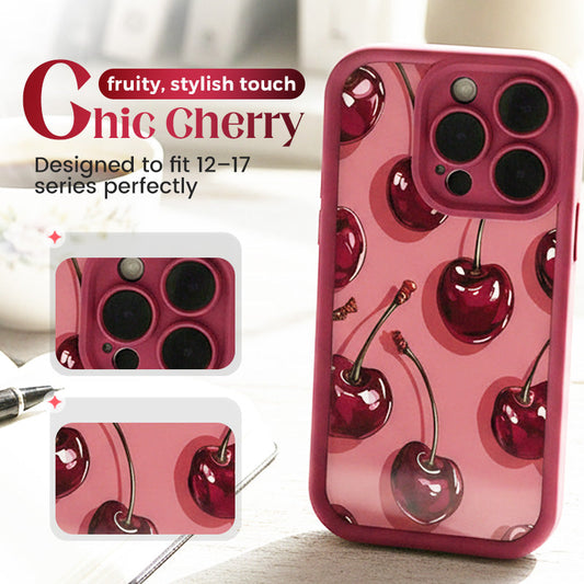 ⏳Time-Limited Special⏰Cherry Pattern Protective Phone Case for 12-17 Series