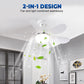 ⏳Time-Limited Special⏰Remote-Controlled 2-in-1 Ceiling Fan with LED Light – Adjustable, Quiet, Space-Saving ✨