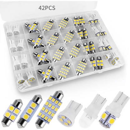 ⏳Time-Limited Special⏰42-Piece Super Bright LED Car Interior Lighting Set 🚗