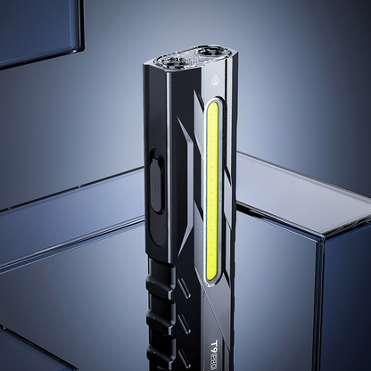 ⏳Time-Limited Special⏰Magnetic Multi-Function LED Flashlight – 1500 Lumens, UV, Laser & Type-C – Perfect for camping, car repairs or emergencies – hands-free with strong magnet 🚗🔧