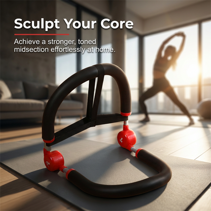 ⏳Time-Limited Special⏰Core & Sit‑Up Exercise Machine – Assisted rebound protects your back, thick foam padding supports neck & spine. 🏠✨