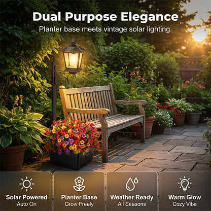 💐New arrival 46% OFF!🌿Wrought Iron Solar Light – Retro Style & All-Weather