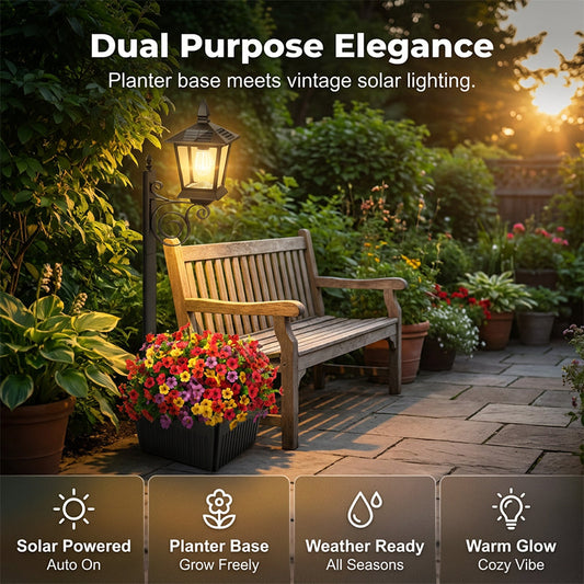 ⏳Time-Limited Special⏰Wrought Iron Solar Light – Retro Style & All-Weather