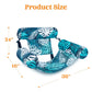 ⏳Time-Limited Special⏰Tropical Leaf Inflatable Pool Lounger – Ultralight & Compact with Hand or Foot Pump | Durable PVC, Cup Holder – Perfect for Beach, Pool or Garden (Blue/Green)🏖️😎