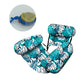⏳Time-Limited Special⏰Tropical Leaf Inflatable Pool Lounger – Ultralight & Compact with Hand or Foot Pump | Durable PVC, Cup Holder – Perfect for Beach, Pool or Garden (Blue/Green)🏖️😎