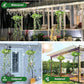 ⏳Time-Limited Special⏰ Solar Ivy Lights with Artificial Leaves – Waterproof, 8 Lighting Modes & Flexible – Perfect for Gardens, Balconies & Wall Decoration 🌿💡✨