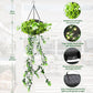 ⏳Time-Limited Special⏰ Solar Ivy Lights with Artificial Leaves – Waterproof, 8 Lighting Modes & Flexible – Perfect for Gardens, Balconies & Wall Decoration 🌿💡✨