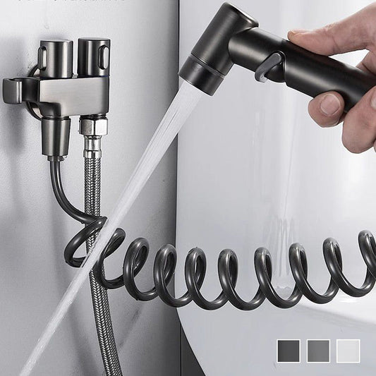 ⏳Time-Limited Special⏰1-In-2-Out Dual Control Valve & Bidet Sprayer Set