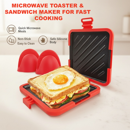 ⏳Time-Limited Special⏰Microwave Toaster & Sandwich Maker For Fast Cooking