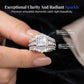 ⏳Time-Limited Special⏰Women's Princess Cut Cubic Zirconia Filled Ring – Pave Setting, Multi-Layer Band, Sparkle ✨