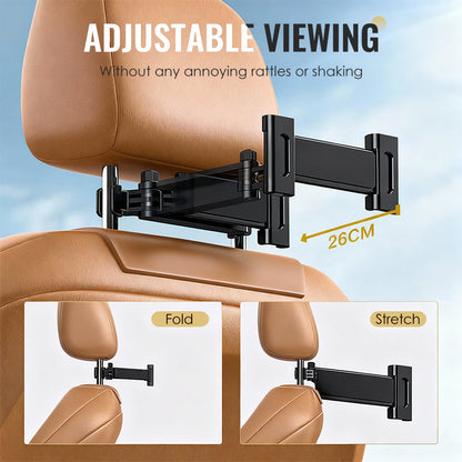 ⏳Time-Limited Special⏰Telescopic Car Headrest Holder for Phones & Tablets