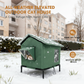 ⏳Time-Limited Special⏰All-Weather Elevated Outdoor Cat House – Waterproof Oxford Cloth, Thermal Aluminum Lining & Foldable Design 🌧️