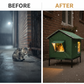 ⏳Time-Limited Special⏰All-Weather Elevated Outdoor Cat House – Waterproof Oxford Cloth, Thermal Aluminum Lining & Foldable Design 🌧️