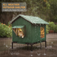 ⏳Time-Limited Special⏰All-Weather Elevated Outdoor Cat House – Waterproof Oxford Cloth, Thermal Aluminum Lining & Foldable Design 🌧️