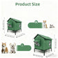 ⏳Time-Limited Special⏰All-Weather Elevated Outdoor Cat House – Waterproof Oxford Cloth, Thermal Aluminum Lining & Foldable Design 🌧️