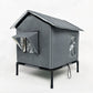 ⏳Time-Limited Special⏰All-Weather Elevated Outdoor Cat House – Waterproof Oxford Cloth, Thermal Aluminum Lining & Foldable Design 🌧️