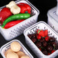 ⏳Time-Limited Special⏰3-Pack Berry Keeper for Fridge | Fruit Containers with Drain Tray | Keeps Produce Dry & Fresh Longer