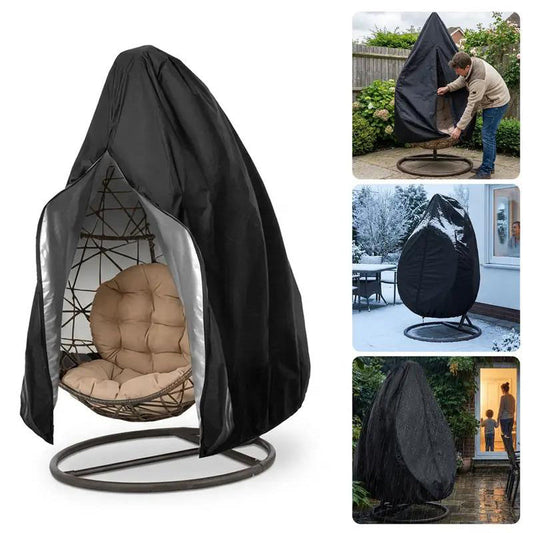 ⏳Time-Limited Special⏰Heavy‑Duty Waterproof Hanging Egg Chair Cover – UV resistant, durable Oxford cloth, easy zipper. Protects year‑round.