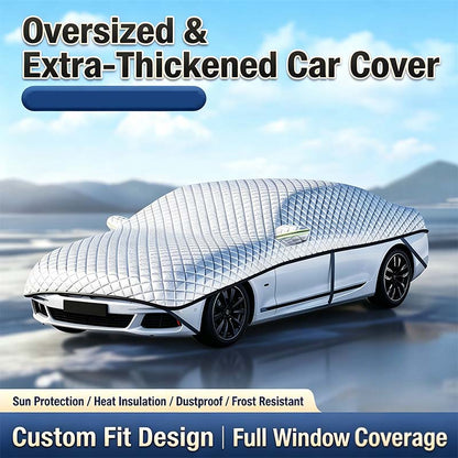 ⏳Time-Limited Special⏰Car Windshield Snow Cover – All‑season, multi‑layer. Covers hood, glass & side windows. Strong straps, no slipping! 🚙💨