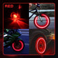 ⏳Time-Limited Special⏰Waterproof LED Wheel Lights – Multi-color & easy snap-on – USB rechargeable, perfect for bikes, scooters or wheelchairs – enhances night safety and style 🌙