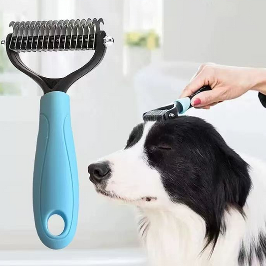⏳Time-Limited Special⏰Dual-Sided Pet Grooming Comb for Dogs & Cats
